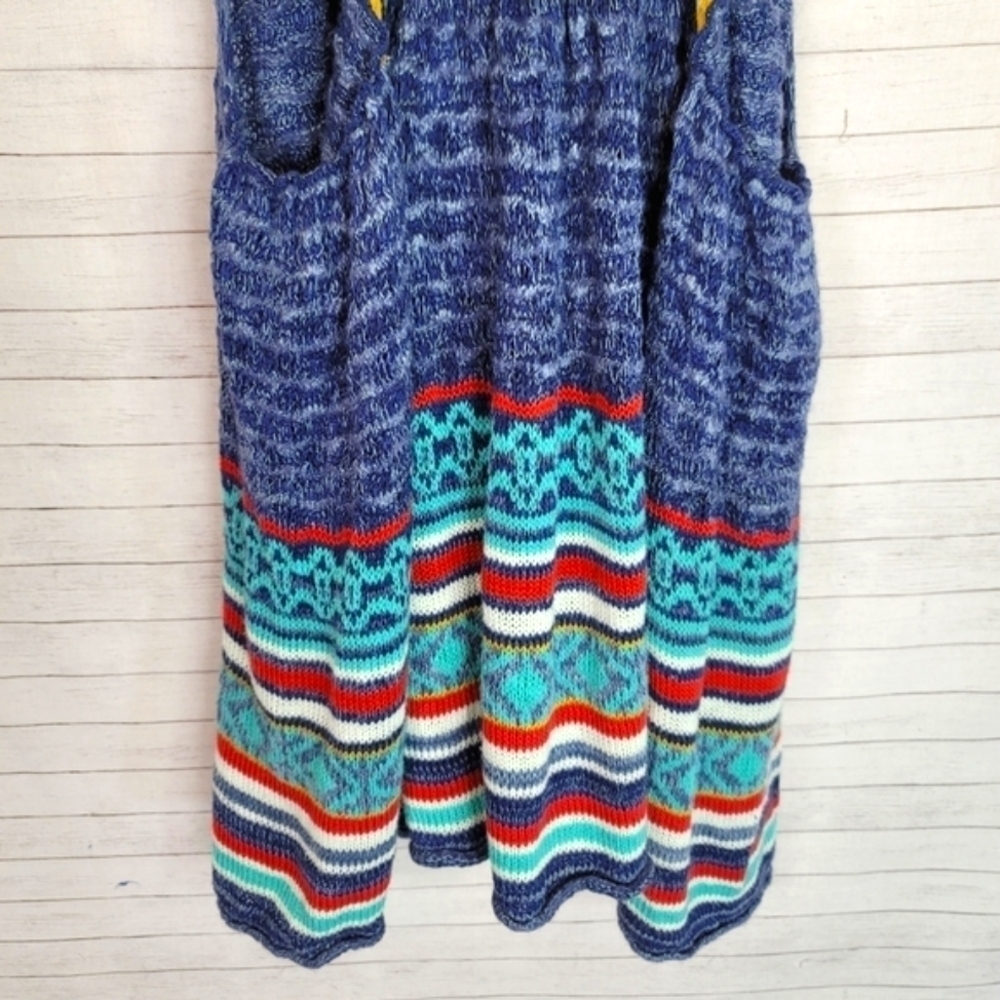 FREE PEOPLE RARE HEARTS SLEEVELESS TUNIC, SZ LARGE - Picture 10 of 14